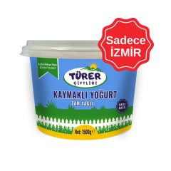 Türer Çiftliği Tam Yağlı Kaymaklı Yoğurt 1.500 Gr