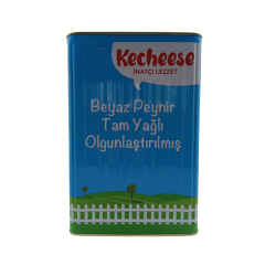 Kecheese Tam Yağlı Olgunlaştırılmış Beyaz Peynir 18 Kilogram Teneke